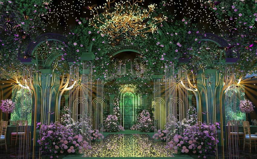 建昌奇妙森林婚礼堂效果展示