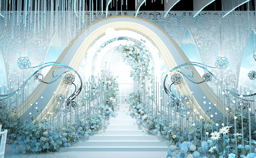 建昌釡香烙馍村水晶厅效果展示