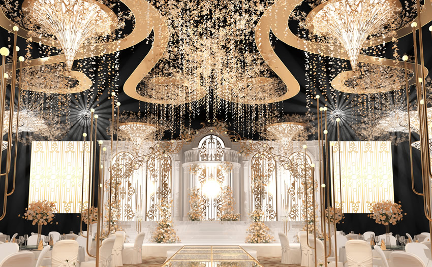 建昌花木兰喜事汇金色大厅效果展示